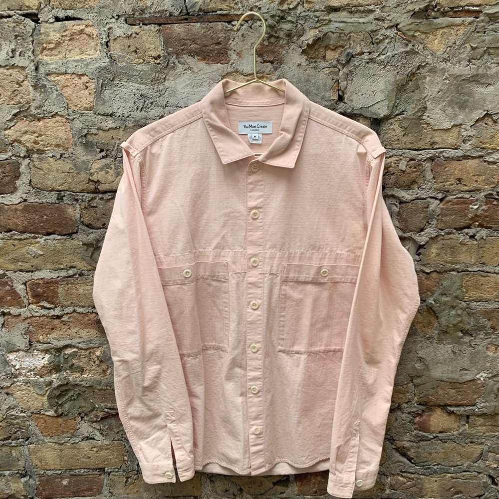 You Must Create Shirt Jacket - Pink